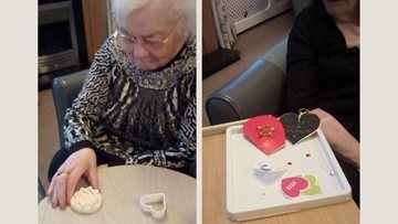 Romance is in the air at Yew Trees care home